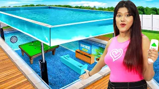 একসাথে SECRET ROOM বানানো এবং লুকোচুরি খেলার দুর্দান্ত মজাদার চ্যালেঞ্জ | SECRET ROOM & Hide & seek