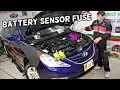 HYUNDAI SONATA BATTERY SENSOR FUSE LOCATION REPLACEMENT