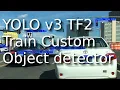 Training custom YOLO v3 object detection model