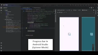 Spinner Progress Bar In Android Studio Implementation Line by line explanation MSBTE 22617