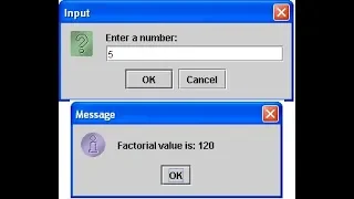 Factorial number in JAVA Easy Method