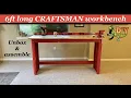 Assemble 6ft Craftsman workbench - Review from Lowes