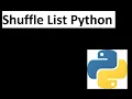 How to Shuffle a List in Python Random Module Inbuilt Module