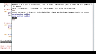 Python tutorial in Hindi 66 Class Variables