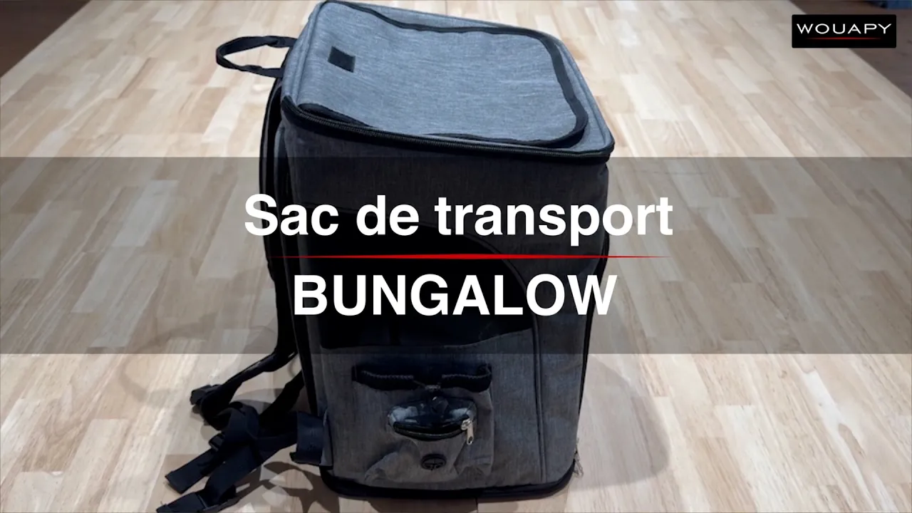 WOUAPY Sac Transport Bungalow Gris