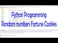 Learn Python Programming - Random Numbers Fortune Cookies