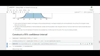 how to build a confidence interval in python