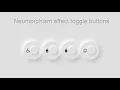 Neumorphism UI design toggle button CSS CSS animation html CSS project