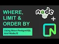Neon Postgres How To Use WHERE LIMIT OFFSET and ORDER BY in Node js Like a Pro