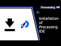 Installing and setting Up ProcessingIDE Tutorial Series Chapter 0 1