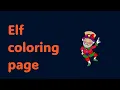 Elf coloring page Fun Drawing for Kids made DRAWING TV