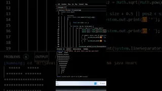 Heart pattern in Java for your gf