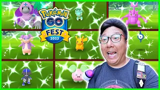 I Caught Over 50 Shiny Pokemon Caught in 8 Hours Pokemon Go Fest Global 2023