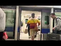 Laojie River bound Commuter Taoyuan Airport MRT train at Airport T2