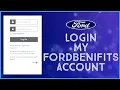 How To Login To MyFordBenefits Account MyFordBenefits Sign In Steps