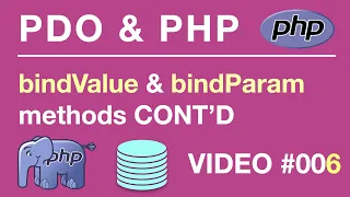 PDO PHP bindValue bindParam Continued PDOStatement Tips from the Self Taught Developer