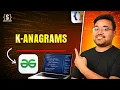 Check K-Anagrams in Java Frequency Array Interview Problem