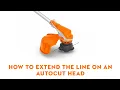 How to Extend The Line on A STIHL AutoCut Mowing Head STIHL How-to STIHL GB