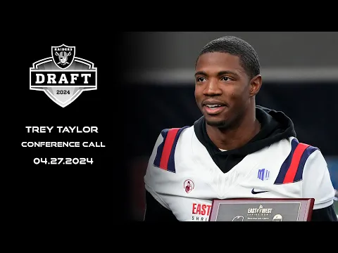 Download MP3 Trey Taylor's Conference Call - Round 7 Selection | 2024 NFL Draft | Raiders