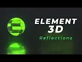 Reflections in Element 3D After Effects Tutorial