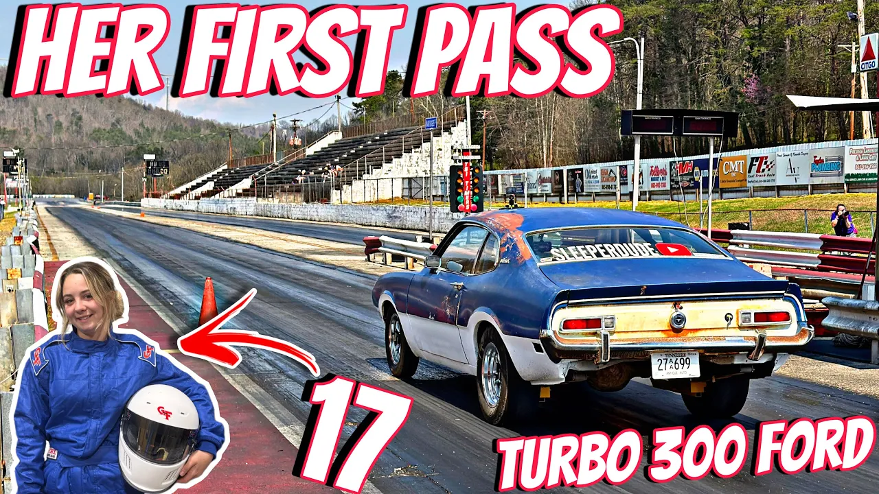 Can She Do It? Junkyard Turbo Maverick First Pass.