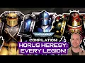 Every Legion of the HORUS HERESY Origins and Lore Warhammer Space Marine Lore Compilation
