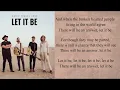 Let It Be - Music Travel Love & Friends LIRIK