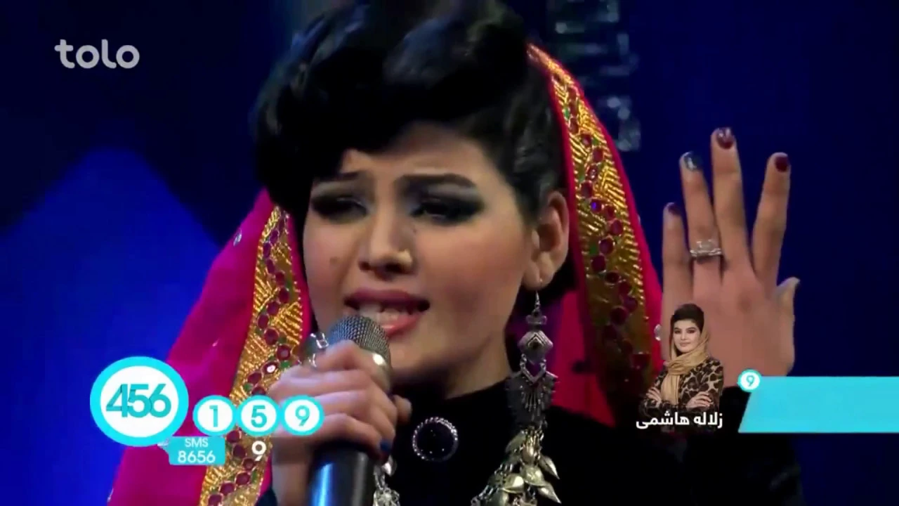 Afghan Star Zlalah Hashemi pashto song