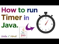 How does Timer works in Java - Urdu Hindi