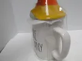 Rae Dunn You re So Corny Mug-Gnome Candy Corn Hat New