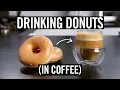 Drinking Donuts In Coffee