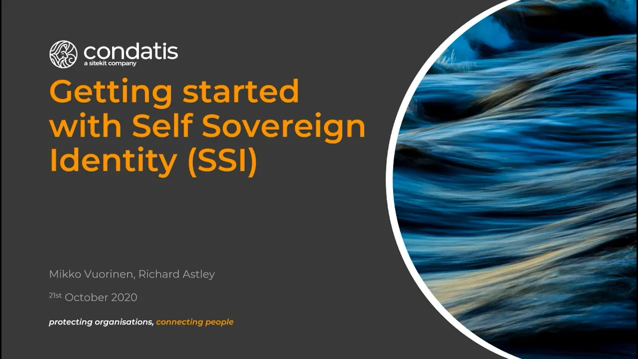 Getting started with self-sovereign identity (SSI)