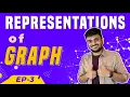 Graph Representations Adjacency List Matrix Incidence Matrix Graph Series DSA - Ep 3