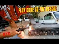 Let s Fix This Broken Exhaust Manifold The Most Backyard Hack Way Possible Flux Core For The Win