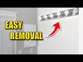 How to REMOVE old Vanity LIGHT Fixture