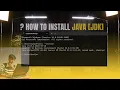 Install JDK Easily Java Tutorial for Beginners Lecture 2