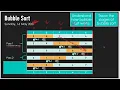 Sorting Part 3 Bubble Sort Algorithm and Trace