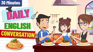 Daily English Conversations for English Speaking Practice | Family's Routine | Beginners English