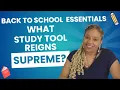 Back To School Essentials WHAT Study Tool Reigns Supreme