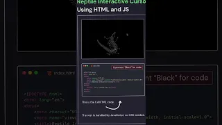 Reptile animation interactive Cursor using HTML js nest level cursor follow lizard