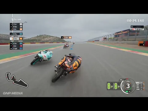 Download MP3 MotoGP 24 - Daniel Holgado - Moto3 - Wet Race - Aragon Circuit - 3 Laps - Gameplay
