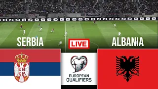 🔴DREJTPËRDREJT: Serbia kundër Shqipërisë | Kualifikimi i Kupës së Botës UEFA 25/26 | Video Simulim