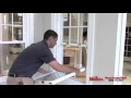 How to fix popped out double hung vinyl window sash