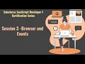 Salesforce JavaScript Developer 1 certification series Session 3