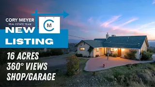 16 Acre Mountaintop Home With 360 Views Redding CA