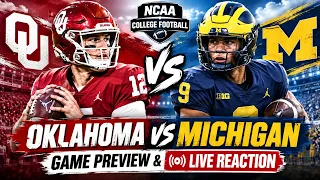 Oklahoma vs Michigan – Game Preview & LIVE Reaction | College Football NCAAF