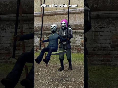 With mom vs With dad / Half-Life 2 Bruhrots ✌️🥀 #shorts #animation #hl2