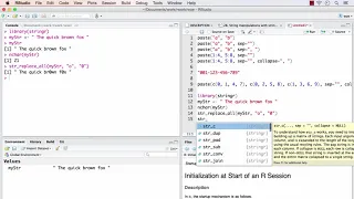 Manipulating strings with stringr package in R - R Tutorial