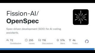 GitHub - Fission- Spec-driven development SDD for AI coding assistants
