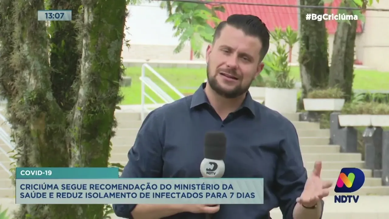 Criciúma reduz para sete dias o isolamento para infectados da Covid-19